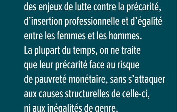 Pour lutter contre la précarité des mères célibataires, des solutions concrètes