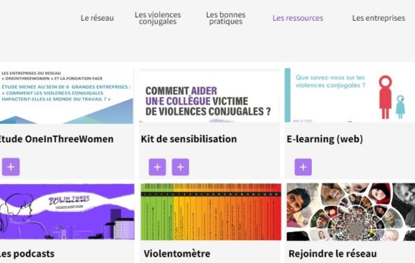 OneInThreeWomen: réseau d’entreprises engagées contre les violences conjugales.