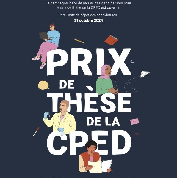 Campagne 2024 de recueil des candidatures pour le prix de thèse de la CPED