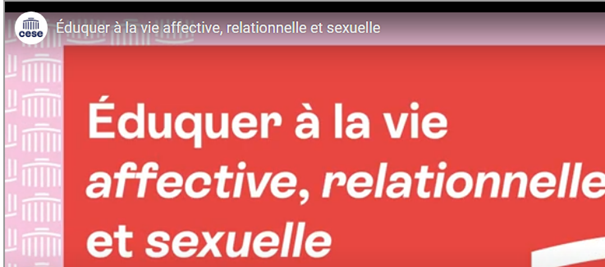 Éduquer à la vie affective, relationnelle et sexuelle : passer de l'obligation à l'application.