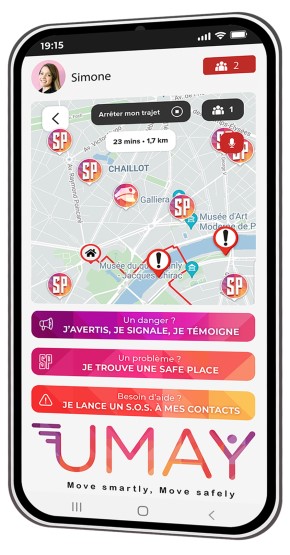 UMAY, application mobile contre le harcèlement de rue